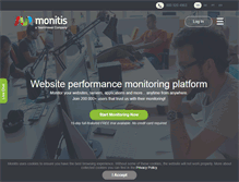 Tablet Screenshot of monitis.com